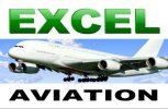 http://www.excel-uae.com - logo excel aviation - logo