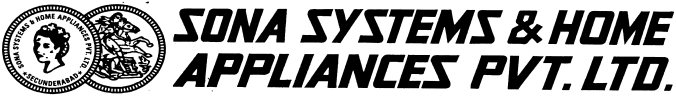 http://www.sonasystems.in - logo Sona Systems and Home Appliances - logo