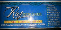 http://rajdhfurnishing.com - logo Raj designers - logo