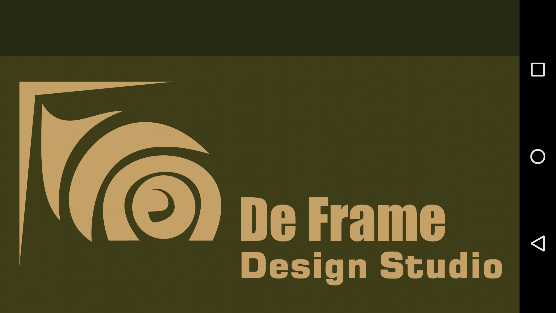 De Frame Design Studio - logo De Frame Design Studio - logo